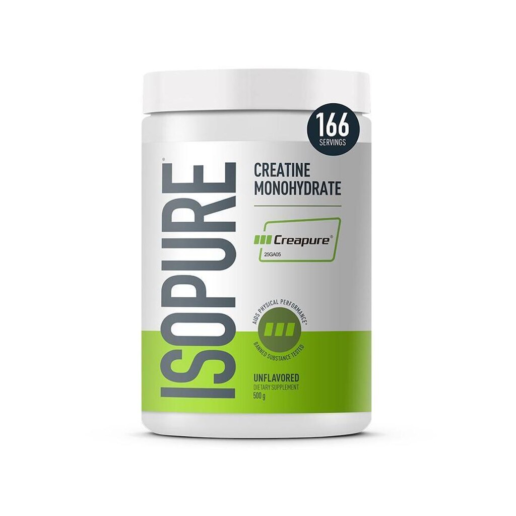 Creatina Creapure® Importada ISOPURE 500g Sem Sabor