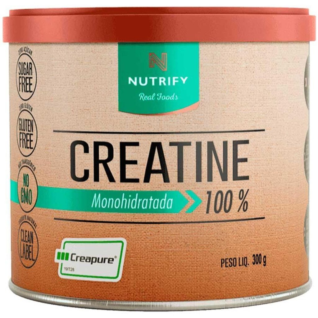 Creatina Creapure Monohidratada 100% 3000mg 300g Nutrify