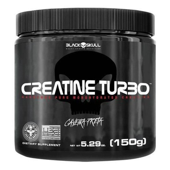 Creatina Creatine creatina em pote de 150g Black Skull Menor preço em Creatina Creatine creatina em pote de 150g Black Skull