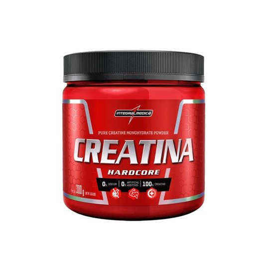 Creatina Hardcore Monohidratada 300g - IntegralMédica - Incolor Menor preço em Creatina Hardcore Monohidratada 300g - IntegralMédica - Incolor