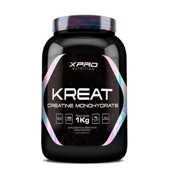Creatina Kreat Monohidratada 1Kg - XPRO Nutrition Menor preço em Creatina Kreat Monohidratada 1Kg - XPRO Nutrition