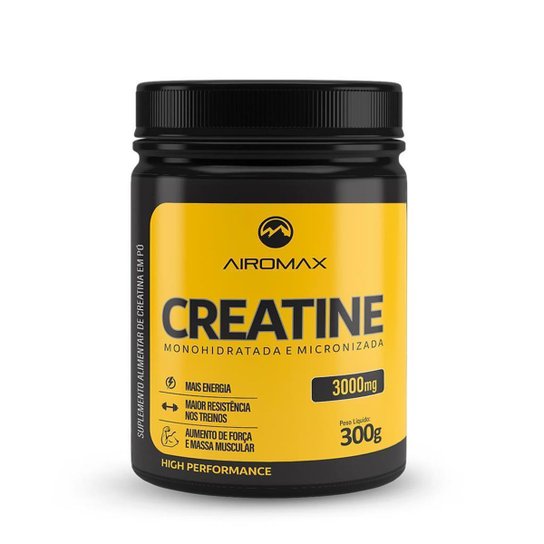 Creatina Micronizada / Monohidratada 300g - Airomax - N/A Menor preço em Creatina Micronizada / Monohidratada 300g - Airomax - N/A