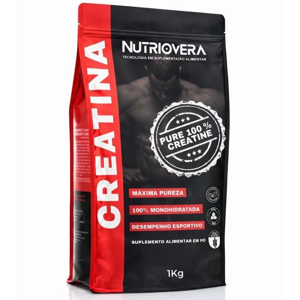 Creatina Monohidratada 1 kg Nutriovera