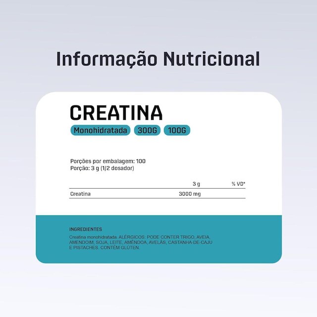 CREATINA MONOHIDRATADA 100% (300G) DUX NUTRITION