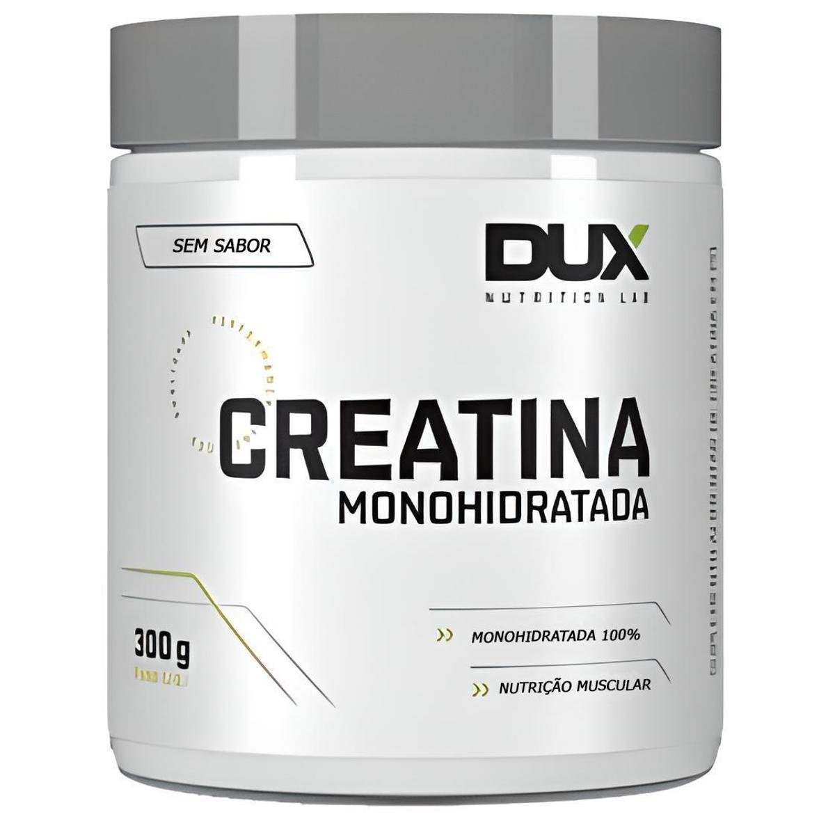 Creatina Monohidratada 100% Importada Pura 300g - Dux Nutrition Menor preço em Creatina Monohidratada 100% Importada Pura 300g - Dux Nutrition