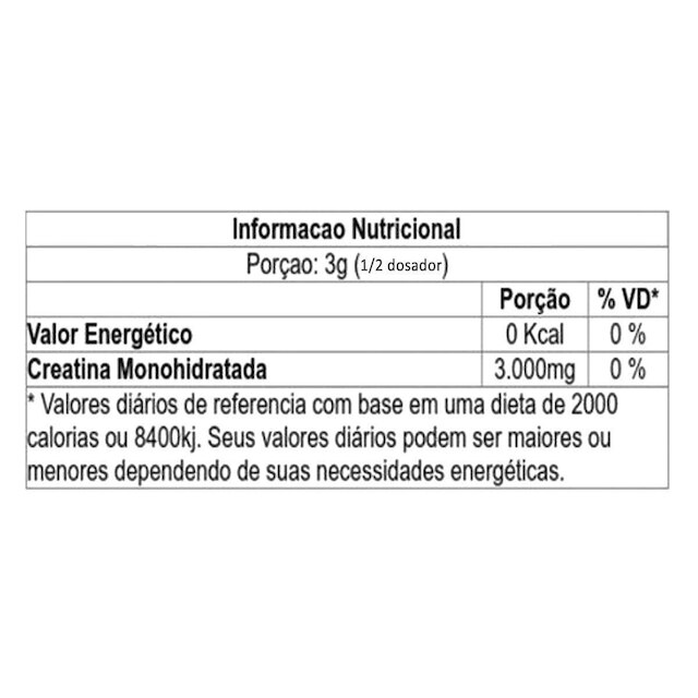 Creatina Monohidratada 100% Importada Pura 300g - Dux Nutrition