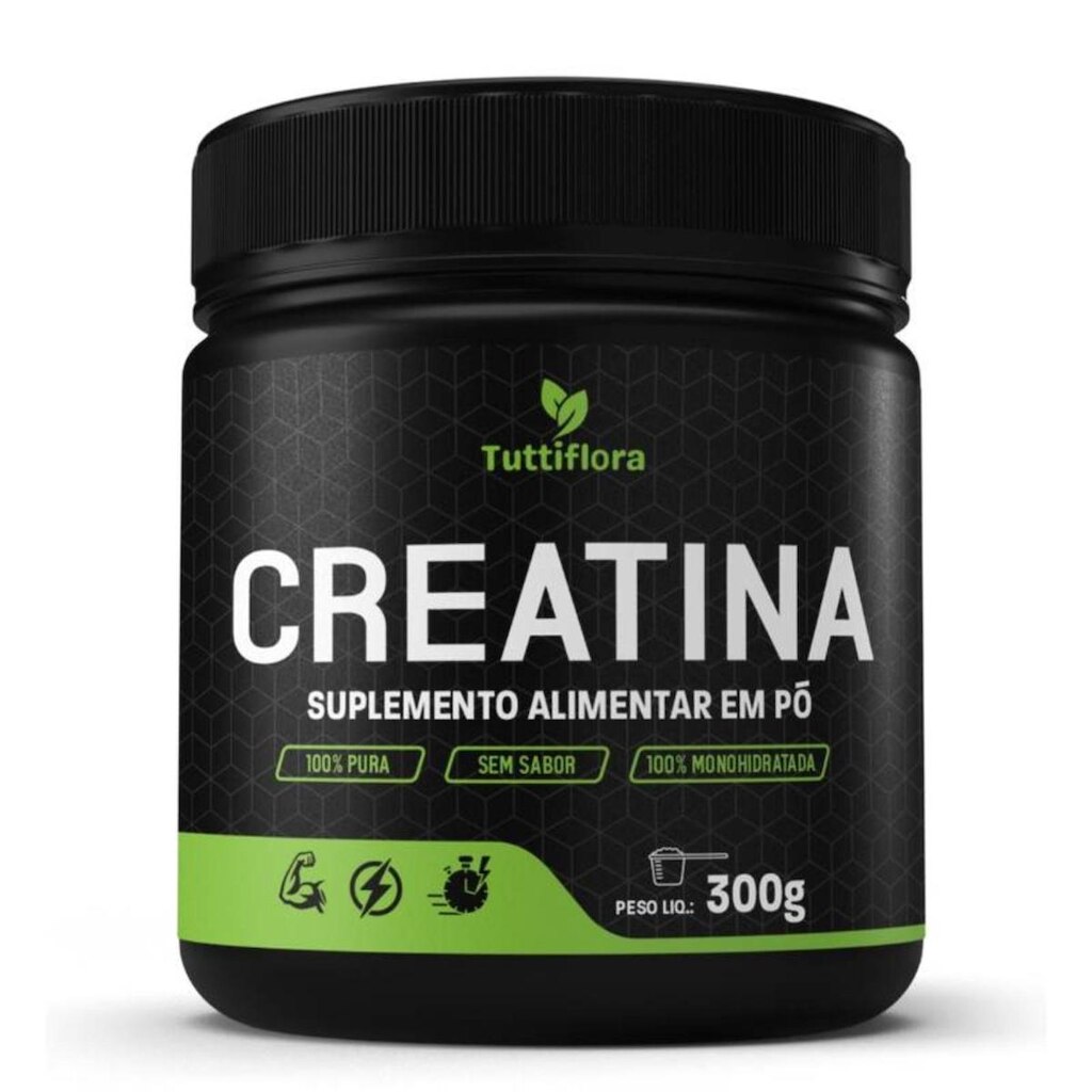 Creatina Monohidratada 100% Pura 300g Tuttiflora