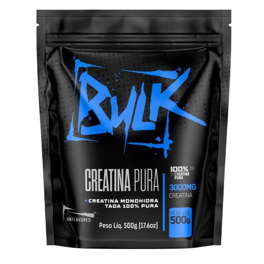 Creatina Monohidratada 100% Pura 500g - Bulk Suplementos é ruim? Creatina Monohidratada 100% Pura 500g - Bulk Suplementos é boa?