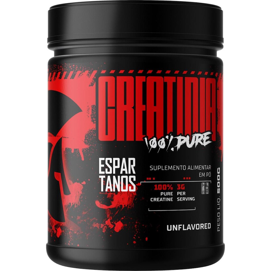 Creatina Monohidratada 100% Pura 500g  –  Espartanos