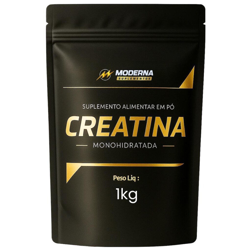 Creatina Monohidratada 100% Pura Importada Aprovada Moderna Suplementos Envelope