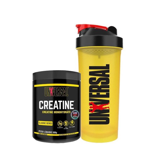 Creatina Monohidratada 300g + Coqueteleira 600ml - Universal Menor preço em Creatina Monohidratada 300g + Coqueteleira 600ml - Universal