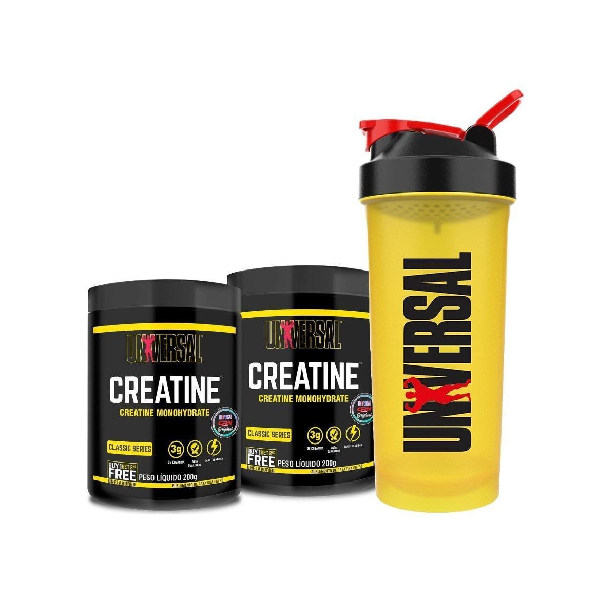 Creatina Monohidratada 400g + Coqueteleira 600ml - Universal Menor preço em Creatina Monohidratada 400g + Coqueteleira 600ml - Universal