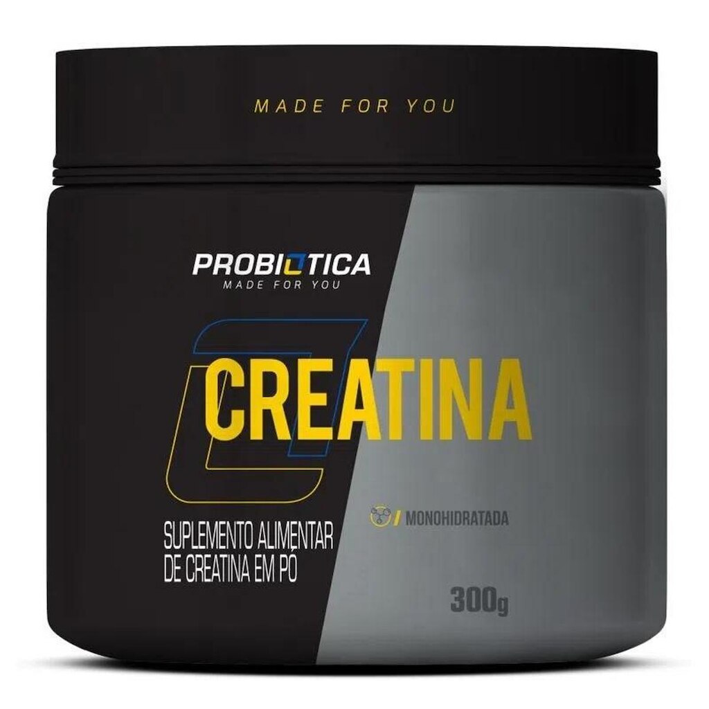CREATINA MONOHIDRATADA POTE 300G - CREATINE PROBIÓTICA