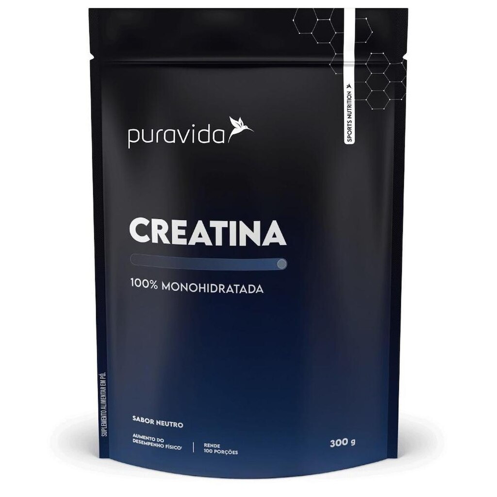Creatina Monohidratada - Puravida 300g