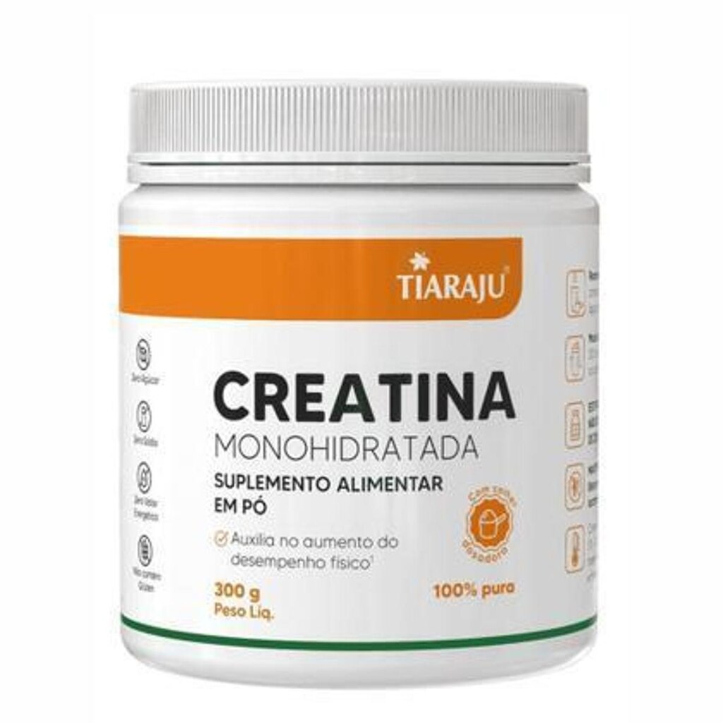 CREATINA MONOHIDRATADA X 300 G POTE - TIARAJU