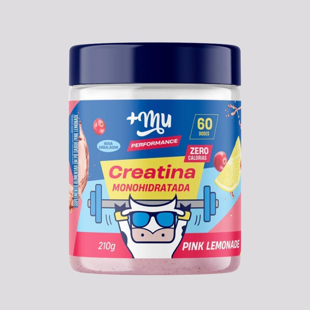 Creatina +Mu Monohidratada 100% Pura 210g