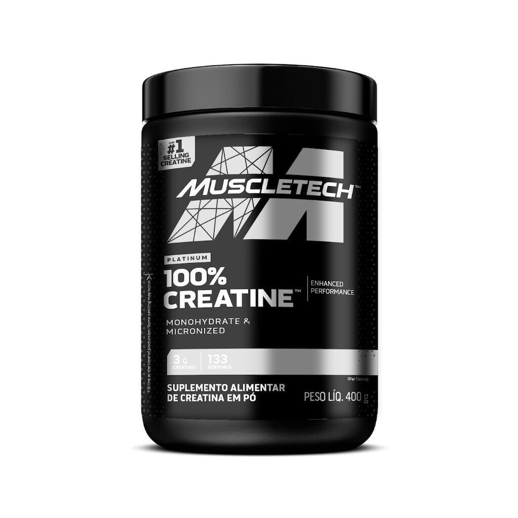 Creatina Muscle Tech 400g Sem Sabor original