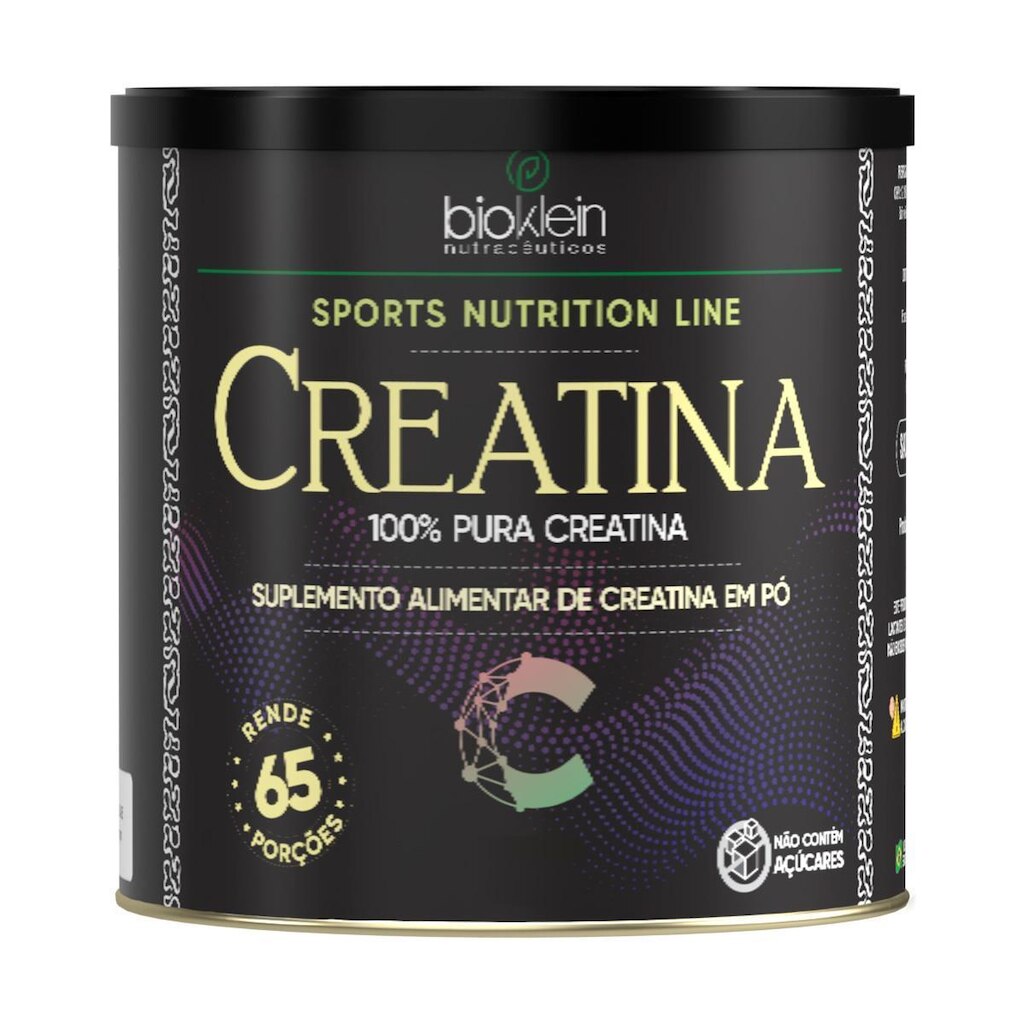 Creatina Pura 500g Monohidratada Bio Klein