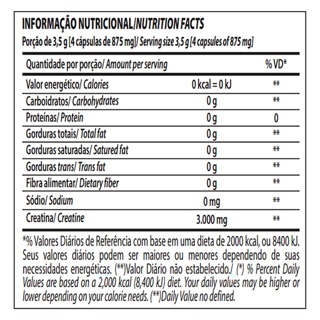 Creatina Reload Hardcore 120 Cáps - IntegralMédica