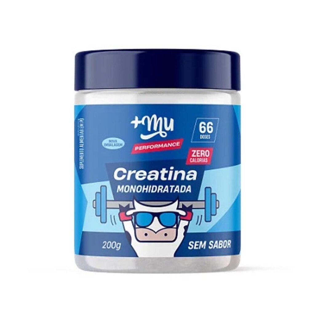 Creatina sem Sabor 200g - +mu