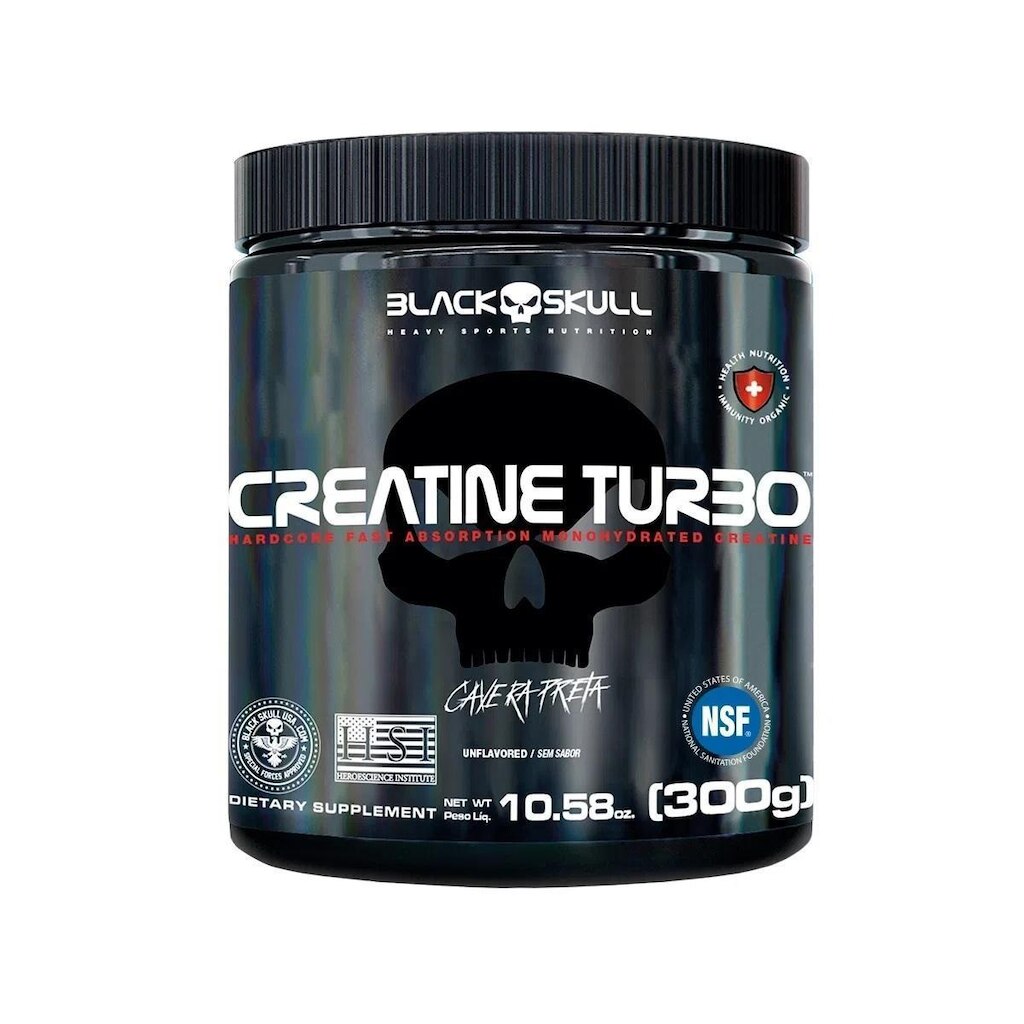 Creatina Turbo 300g - Black Skull