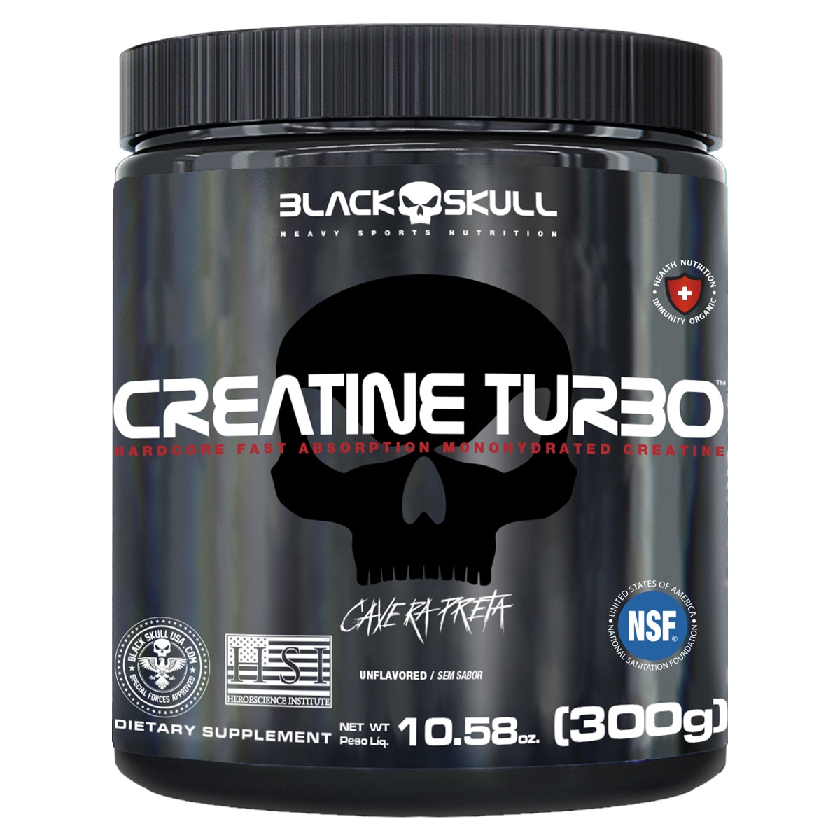 Creatina Turbo Black Skull 300g é ruim? Creatina Turbo Black Skull 300g é boa?