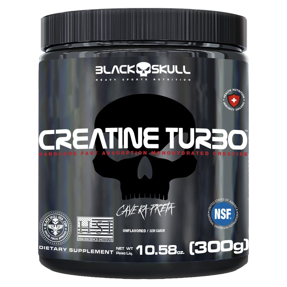Creatina Turbo Black Skull 300g é ruim? Creatina Turbo Black Skull 300g é boa?