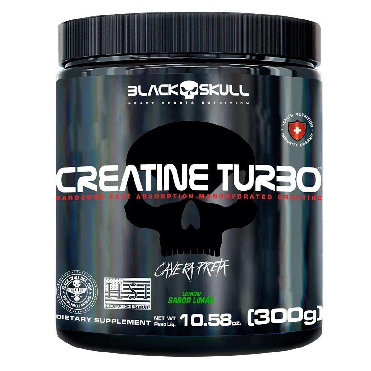 Creatina Turbo Sabor 300g Black Skull é ruim? Creatina Turbo Sabor 300g Black Skull é boa?