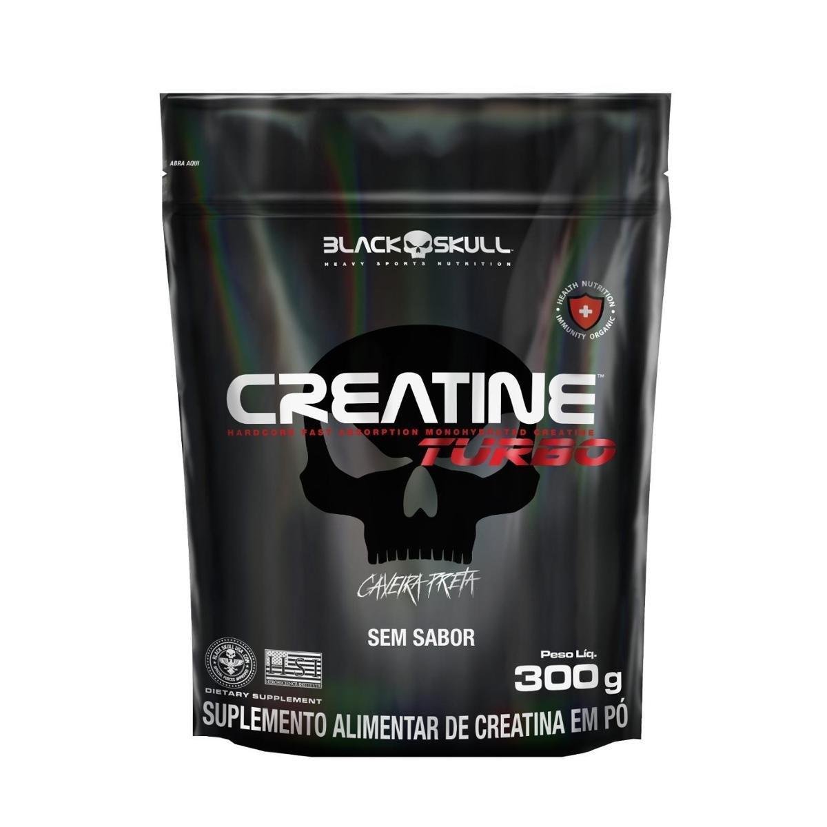 Creatina Turbo Sachê com 300g - Black Skull é ruim? Creatina Turbo Sachê com 300g - Black Skull é boa?
