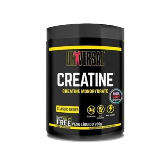 Creatina Universal 200g Com selo Menor preço em Creatina Universal 200g Com selo