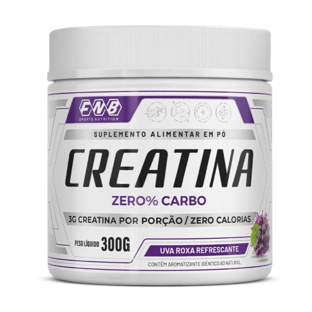 Creatina Zero Carbo Sabor Uva Roxa 300g FNB