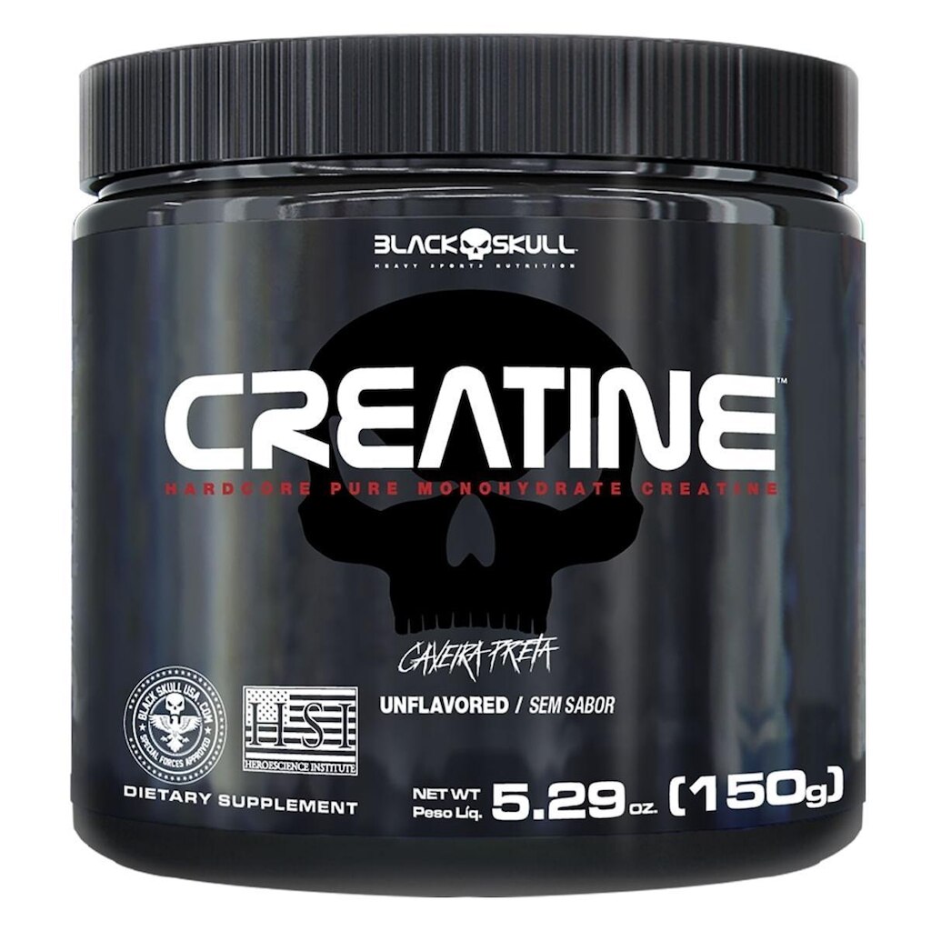 CREATINE - CREATINA MONOHIDRATADA - 150G - BLACK SKULL