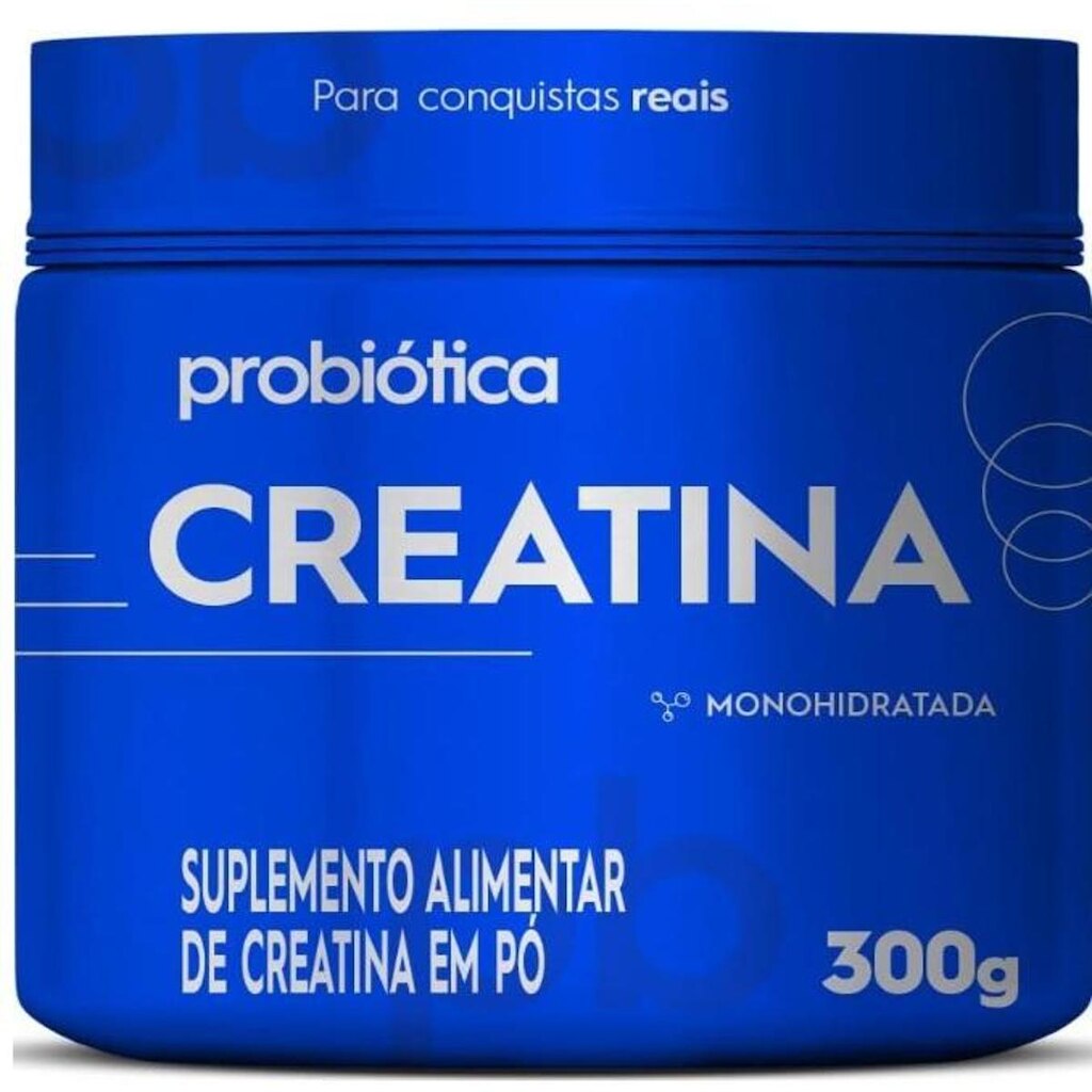CREATINE MONOHIDRATADA POTE 300G - CREATINA PROBIÓTICA