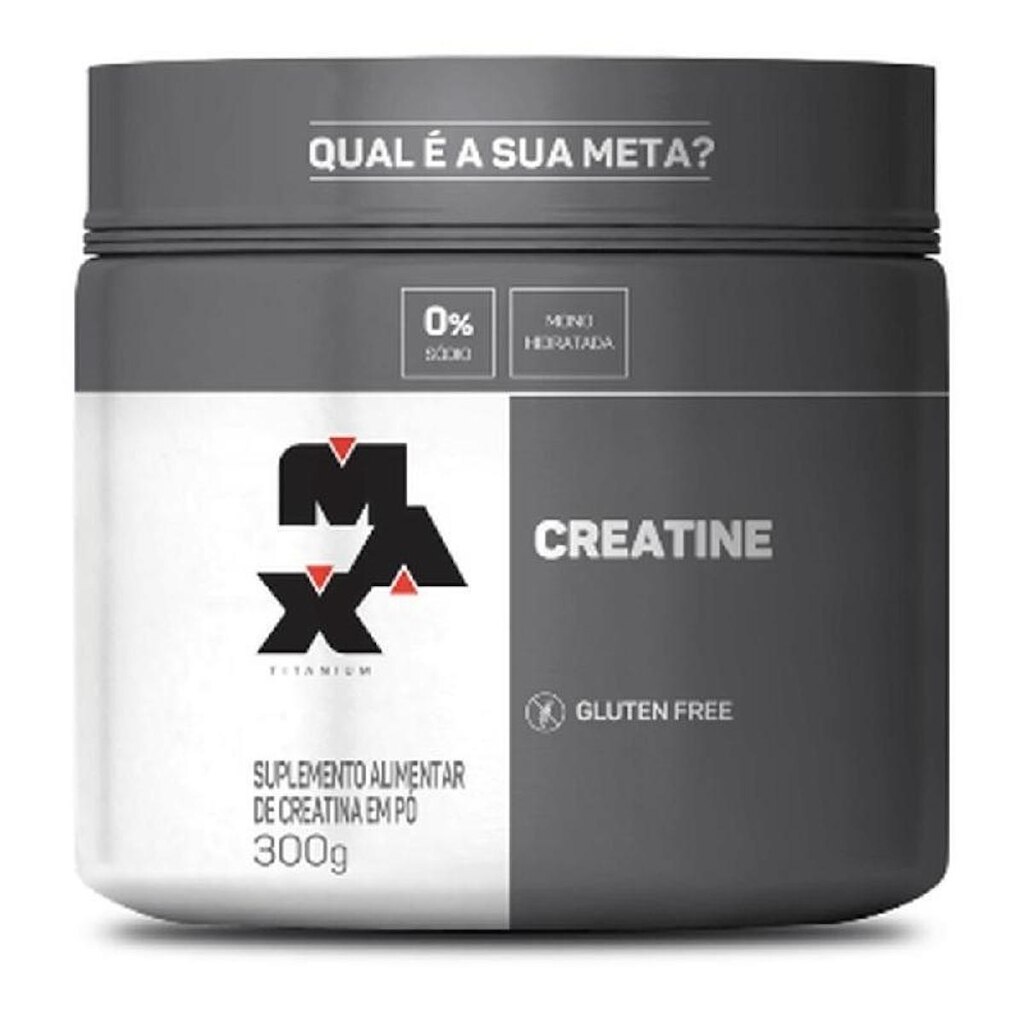 Creatine Monohidratada Pote Creatina Max Titanium 300g