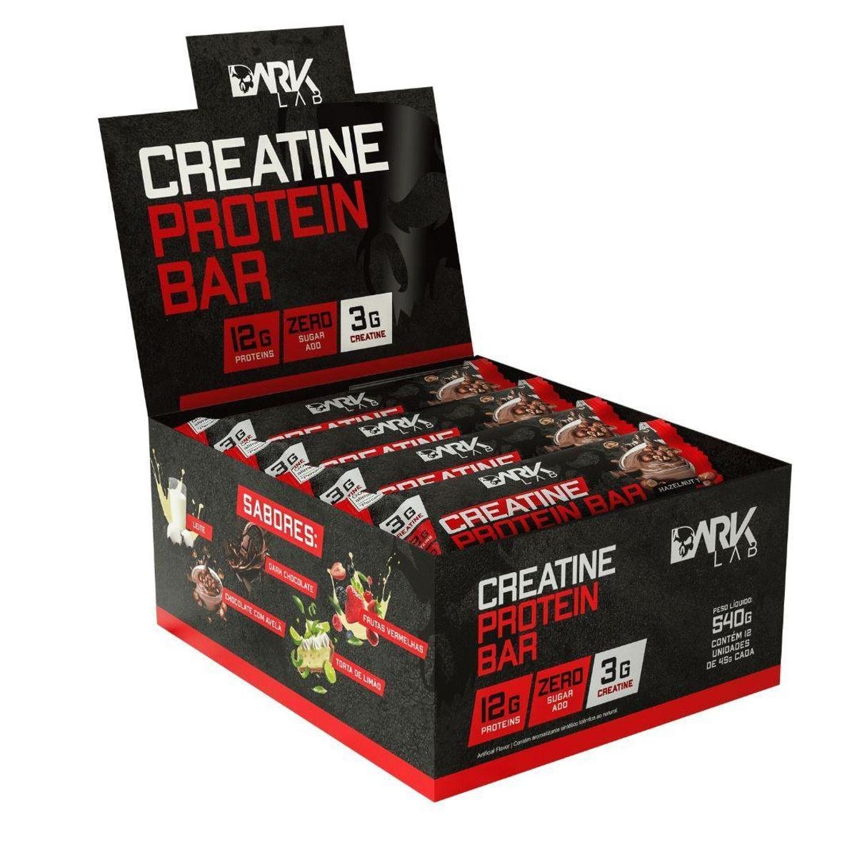 Creatine Protein Bar 12 Un 45g Dark Lab é ruim? Creatine Protein Bar 12 Un 45g Dark Lab é boa?