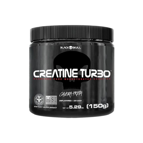 CREATINE TURBO - 150G - BLACK SKULL Menor preço em CREATINE TURBO - 150G - BLACK SKULL