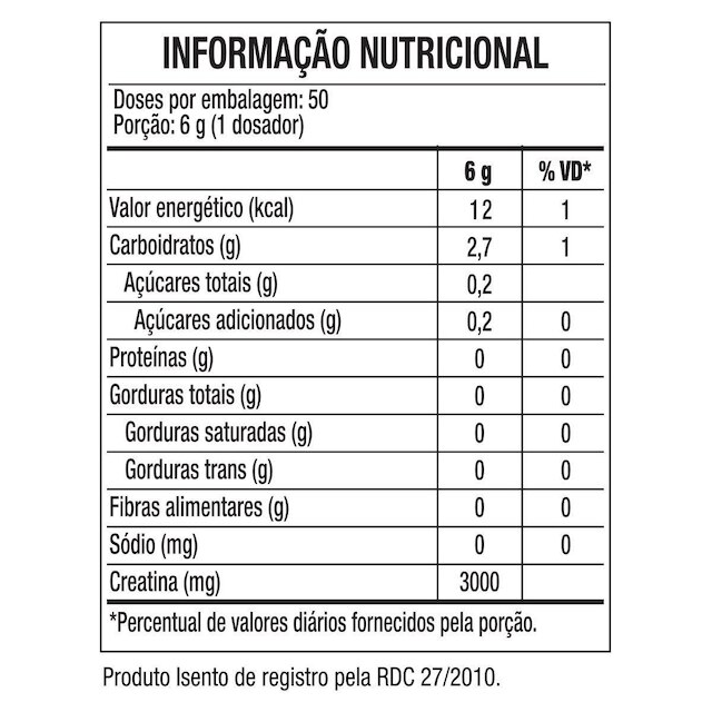 CREATINE TURBO - REFIL 300G