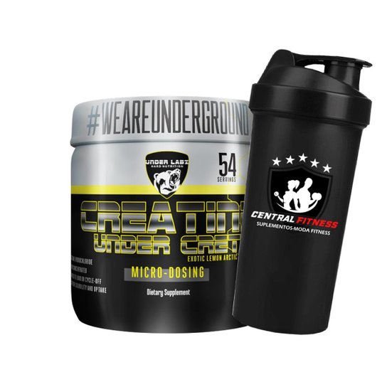 Creatine Under Cret 60g - Under Labz + Coqueteleira -