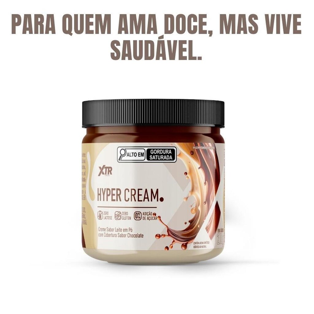 Creme De Avelã Xtr Zero Açúcar Glúten E Lactose 200g