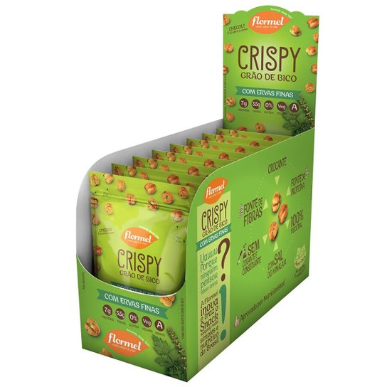 Crispy De Grão De Bico Flormel Diplay 240g -