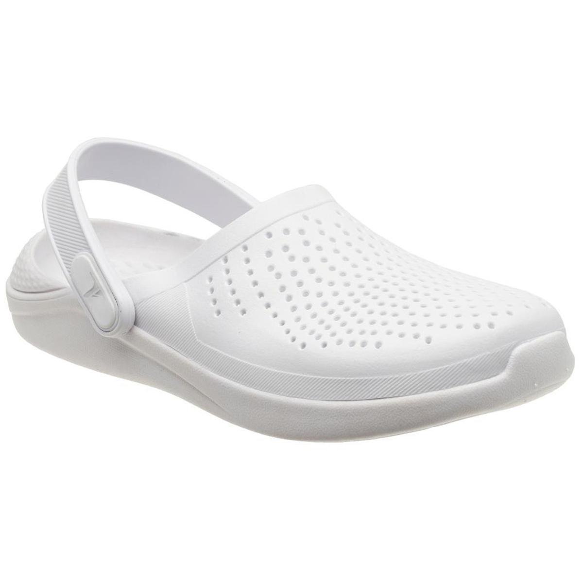 Croc Babuche Masculino Micro Expandido Resistente Versátil Casual - Branco  | Netshoes