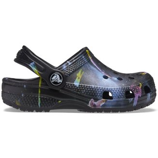 Crocs Classic Infantil Out of this World II Clog Kids Black