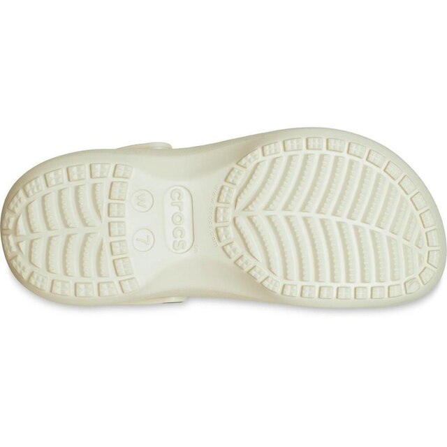 Crocs Classic Platform Clog Bone Feminino