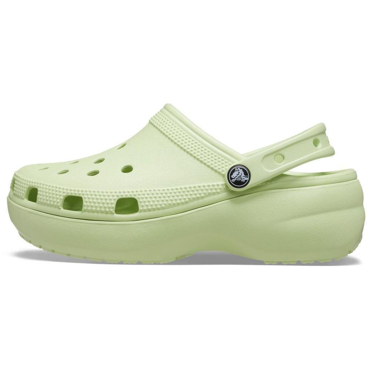 Crocs classic platform clog w celery Verde Netshoes