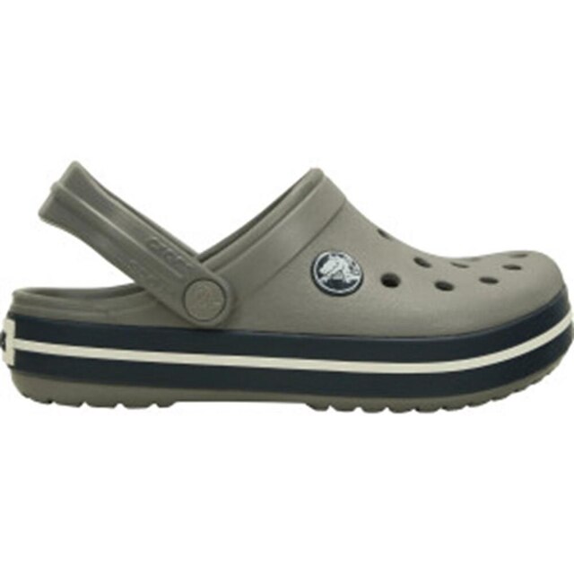 Crocs crocband clog kids smoke/navy - Cinza | Netshoes