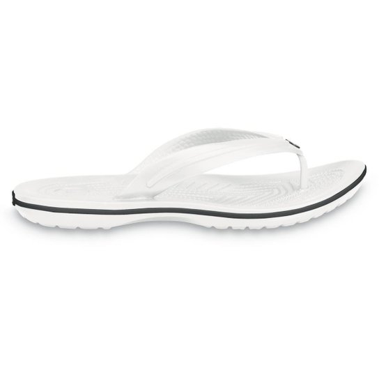 Crocs Crocband Flip Masculino - Branco Menor preço em Crocs Crocband Flip Masculino - Branco