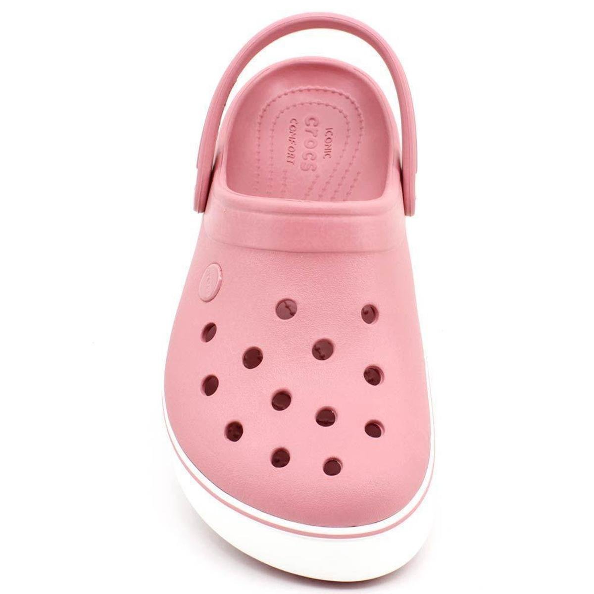 Crocs Crocband Platform Clog - Rose Gold | Netshoes Crocs Crocband Platform Clog - Rose Gold | Netshoes