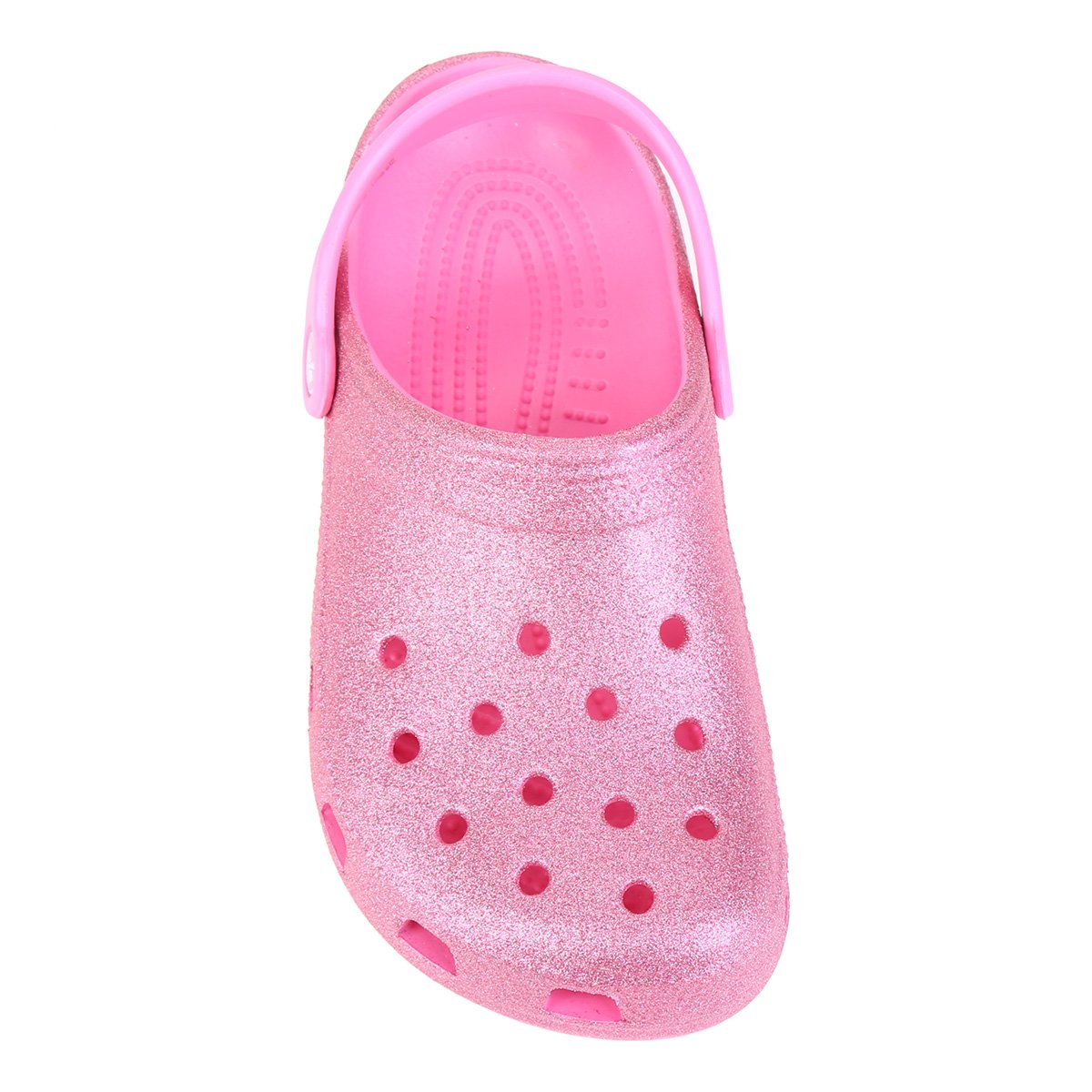 Crocs Infantil Classic Glitter Pink Netshoes