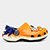 Crocs Infantil Dragon Ball Z Clog K Menino - Laranja+Azul