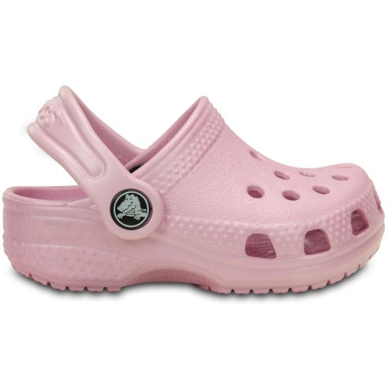 Crocs Infantil Littles Clog Menina - Rosa Claro Menor preço em Crocs Infantil Littles Clog Menina - Rosa Claro